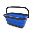 thumbnail image 1 of SAMMART 11.6L (3.06 Gallon) Collapsible Rectangular Handy Basket/Bucket (Blue, 1), 1 of 5