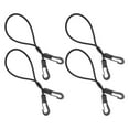 thumbnail image 3 of Black Rubber Bungee Straps with Hooks for Home Use 30cm High Elasticity and Durability, 3 of 9