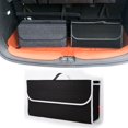 thumbnail image 1 of SPRING Anti Slip Compartment Boot Storage Organizer Tools Car Storage Bag Car Trunk Big black, 1 of 7