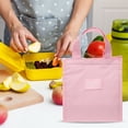 thumbnail image 6 of Insulated Lunch Bags, 2Pack 10"x6"x13" 8"x5"x9" Portable Containers Bag Pink, 6 of 6