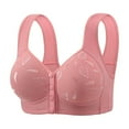 thumbnail image 2 of WCMZJ Daisy Bras for Older Women Plus Size No Underwire Front Closure Comfort Senior Wireless Snap Closing Bra, 2 of 8