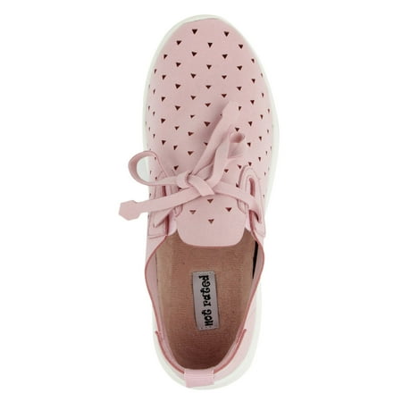 - Not Rated Womens Marlum Laser Cut Fashion Sneaker (Pink, 9.5)