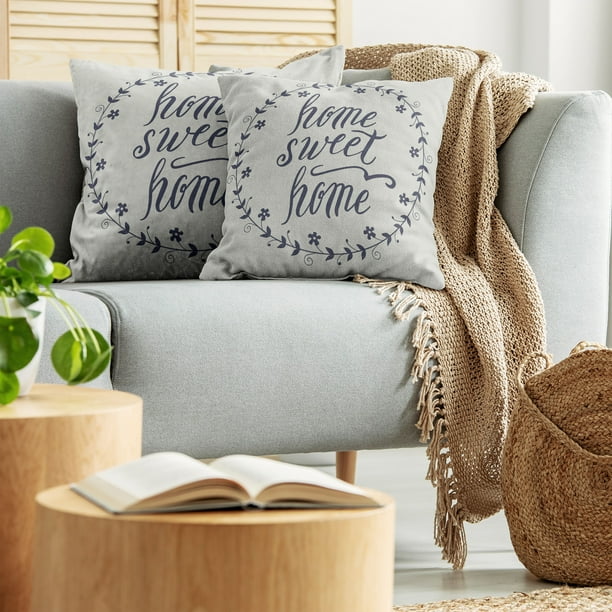 Ambesonne Saying Throw Pillow Cover 2 Pack Hand Written Text 18