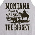 thumbnail image 2 of Instant Message - Montana Land Of Big Sky - Men's Jersey Tank Top, 2 of 5