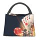 thumbnail image 1 of Fotbe Poker Chips Bolsa Térmica Portátil con Estampado, Bolsa de Entrega de Alimentos Aislada, Bolsa Reutilizable de Gran Capacidad para Comidas y Supermercado, 1 of 6