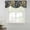 Gray, variant on You Are My Sunshine Tie Up Valance Curtains for Windows, Kitchen Curtains Window Treatments, Yellow Sunflowers Cute Bees Heart Retro Wood Short Window Valances for Bedroom Bathroom Cafe 42"x12"