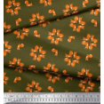 thumbnail image 2 of Soimoi Velvet Fabric Fox Kids Print Sewing Fabric Yard 58 Inch Wide, 2 of 3