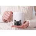 thumbnail image 7 of WIRESTER 11 Oz Ceramic Tea Cup Coffee Mug, Animal White Silver Point Ragdoll Cat Paws Up, 7 of 7