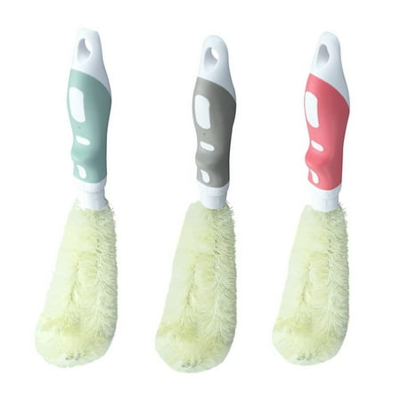 

Homemaxs 3Pcs Feeding Bottle Cleaning Brushes Bottle Cleaner Cup Brushes (Random Color)
