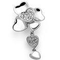 thumbnail image 1 of Alamode LOAS931-8 Women Rhodium 925 Sterling Silver Ring with AAA Grade CZ in Clear - Size 8, 1 of 1