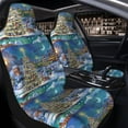 thumbnail image 4 of Goofa Christmas Tree Printed Car Seat Covers, Automotive Seat Covers for Cars Trucks and SUVs, Quick Setup Universal Fit Elastic Seat Covers-2 PCS, 4 of 6