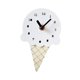 thumbnail image 5 of Mini reloj de pared con diseño de helado, silencioso, minimalista y elegante. Blanco, 5 of 9