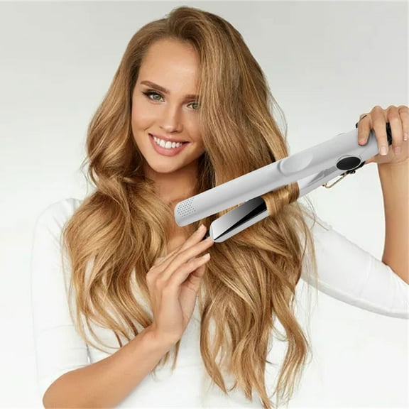 SDOHIG Curling Iron, Curling Wands, Hair Straightener, Straight Curling Dual-Use, Hair Curlers Without Damaging Hair, Suitable for All Hair Type