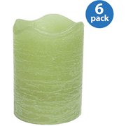 Inglow Flameless Candles 4"rusticpilla