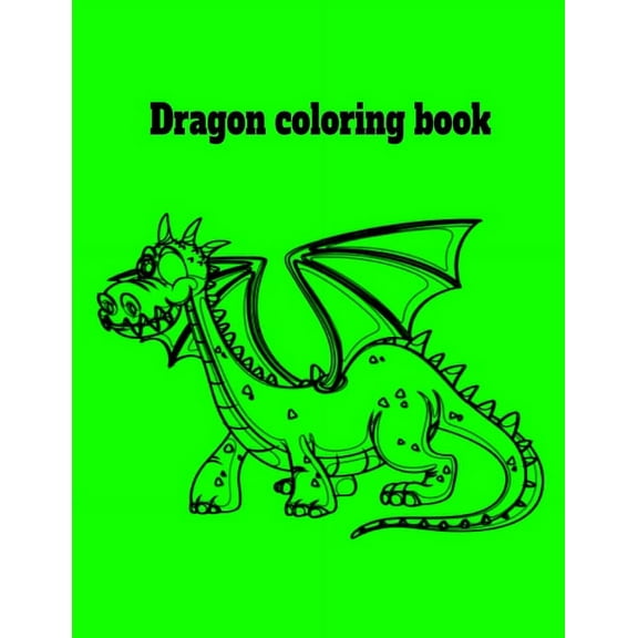 Dragon coloring book (Paperback)