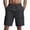 A Dark Gray, variant on Mens Cargo Shorts Drawstring Elastic Waist Relaxed Fit Multi Pockets Stretch Casual Summer Outdoor Hiking Shorts,Sizes M-3XL