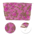 thumbnail image 4 of Unique Bargains 1 Pc Portable Lychee Flower Makeup Bag Polyester ["Lychee Flower Medium"], 4 of 5