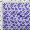 thumbnail image 2 of oneOone Cotton Poplin Twill Light Purple Fabric Florals Fabric For Sewing Printed Craft Fabric By The Yard 56 Inch Wide-0OM, 2 of 4