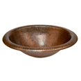 thumbnail image 2 of Premier Copper Products BSP2-LO18RDB 18 in. Copper Drop In Bathroom Sink with Tru Widespread Faucet, 2 of 4