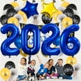 thumbnail image 5 of 2026 Balloons 40 inch Blue Foil Number Balloons for New Year Eve Festival Party Supplies Graduation Decorations Class of 2026 Party, 5 of 5
