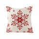 thumbnail image 2 of Fiudx Ofertas De La Semana Fundas De Almohada De Feliz Navidad, Funda De Almohada De Algodón De 18X18 Pulgadas, Decoración De Navidad, Decoración De Fiesta De Invierno Para Sofá, 2 of 5