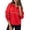 Red -BJ41, variant on Dwellite Sweatshirts for Womens Quarter Zip Oversized Sweatshirts 2026 Trendy Long Sleeve Pullover Tops Y2k Fall Shirts Red S