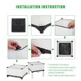 thumbnail image 3 of Ktaxon 2PCS Free Splicing Raised Garden Bed 16.93" x 15.75" x 15.75" White, 3 of 13