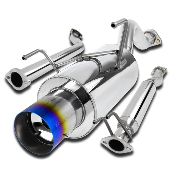 Spec-D Tuning 4" Tip Catback Exhuast System Compatible with 2002-2006 Acura RSX Type-S 2.0L DC5