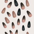 thumbnail image 5 of Mcolor Press on Nails Medium Almond, Spring Summer Nude Glue on Gel Nails, 24Pcs Short Stiletto Acrylic False Nails Kits Reusable UV Finish Full Cover Stick on Nails for Women Gift, 5 of 8