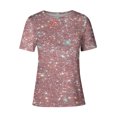 thumbnail image 4 of Herrnalise Women's Sequin Tops Sparkly Glitter Blouses Sequined Short Sleeve Shirts for Holiday Club Night Gear up for greatness for less, 4 of 4