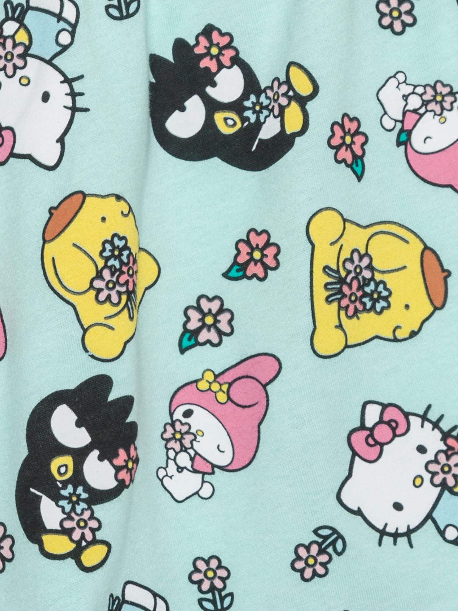 Hello Kitty Women's Graphic Tee and Short Set, 2-Piece, Sizes XS-3X