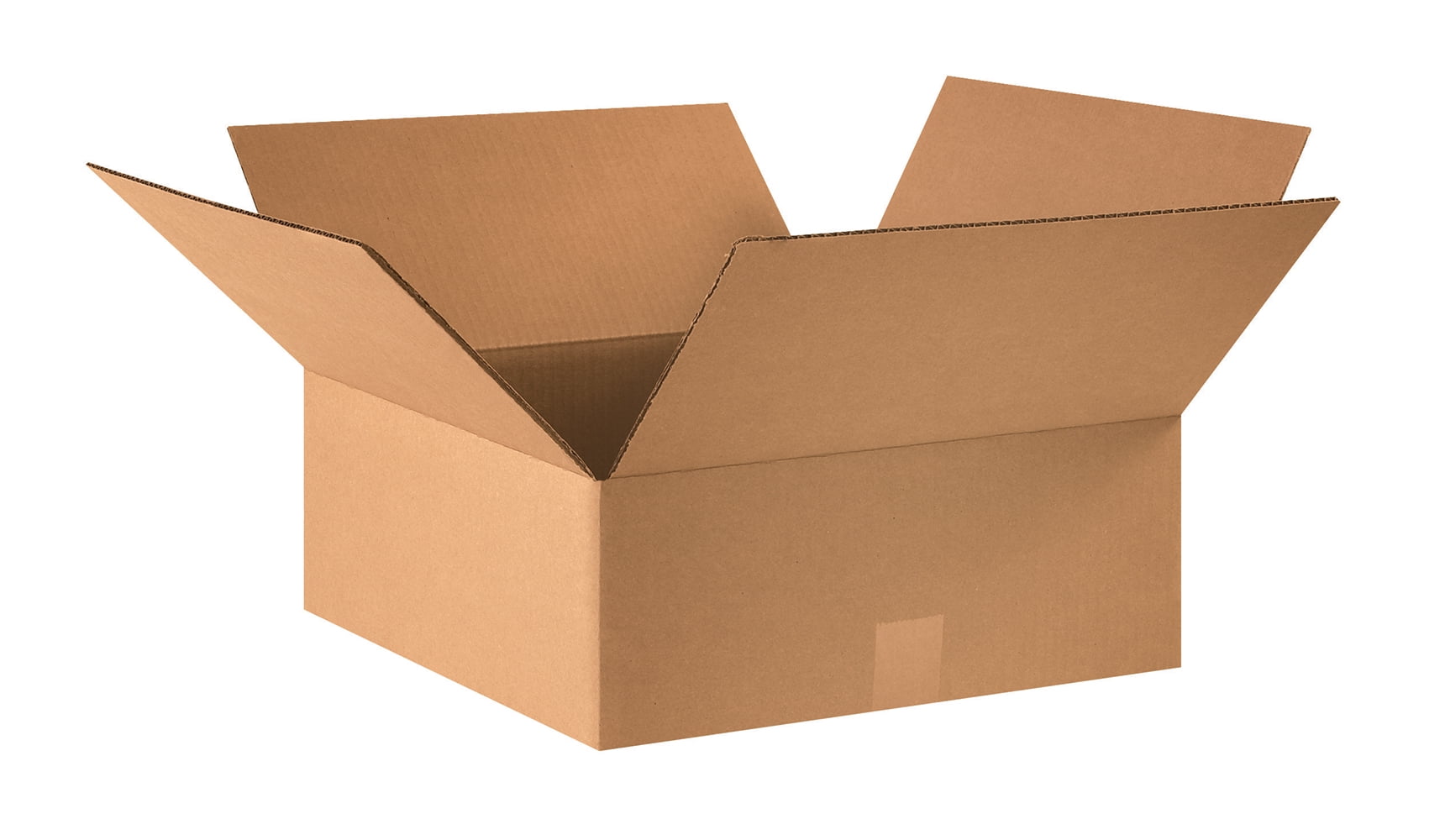 Box Partners Flat Corrugated Boxes 16" x 16" x 6" Kraft 25/Bundle 16166