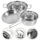 thumbnail image 5 of FELTECHELECTR 1 juego de ollas de acero inoxidable, utensilios de cocina de metal, olla para leche, juego de ollas y sartenes para cocina, 5 of 5