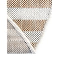 thumbnail image 5 of Unique Loom Outdoor Striped Collection Area Rug - Striped (2' 2" x 3' 7" Hearth Taupe/Ivory), 5 of 5