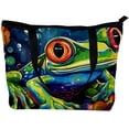thumbnail image 2 of Frog Canvas Leather Mix Hand-Held Bag Twill Jeanette Sponge 30x10.5x39cm/11.8x4.1x15.4in, 2 of 5