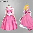 thumbnail image 2 of Película 2021 La Bella Durmiente Princesa Aurora Vestido de lujo para adultos Disfraz de Cosplay Halloween Navidad Mujer Conjunto de vestido con capa, 2 of 4