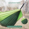 thumbnail image 2 of Hamaca de nailon antivuelco de alta capacidad para exteriores, ultraligera, individual, doble, con paracaídas, 2 of 4