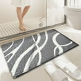thumbnail image 5 of CASAFUN Delicate Bohemian Bath Carpet Ultra-fine Fiber Slip Bathroom Door Mat Soft Tufted Floor Bath Mat for Bedroom Living Room Kitchen Doorway, 5 of 8