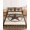 Brown, variant on Twin XL Size Fitted Sheet Set - Texas Star Farm 2 Piece Bedding Sets 16" Deep Pocket Fitted Sheet with 1 Pillowcases, Vintage Country Star Brown Wood Grain Brushed Microfiber Hotel Luxury Bed Sheets
