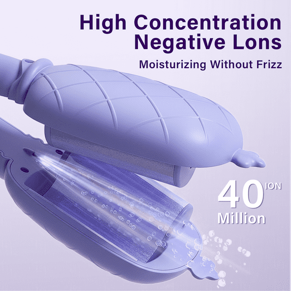 Curling Iron,Hair Curler,Crimper Hair Tool,Curling Wand,Small Curling Iron,Mini Temple Curling Iron for Travel,Adjustable Temperature 160-200℃ with 3 Clips&Comb,Lightweight Corded Hair Curler