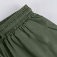 thumbnail image 5 of Hienoo Women's Linen Bermuda Shorts High Waist Drawstring Shorts with Pockets, Sizes S-3XL, 5 of 6