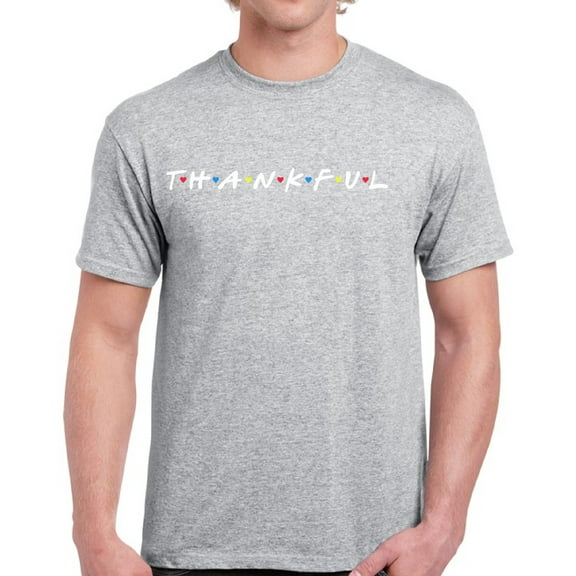 Thankful Religion Men T-Shirt - Graphic Tee S M L XL 2XL 3XL 4XL 5XL - Funny Thanksgiving Tshirts for Men Happy Thanksgiving Gifts