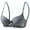 Gray, variant on Women's Style Daily Bra Soft Underwire Light Support Push-up for Sleepovers Brunch Dates Casual Workdays