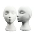 thumbnail image 6 of SPRING PARK Female Foam Mannequin Head Model Hat Wig Practical Display Stand Rack, 6 of 7