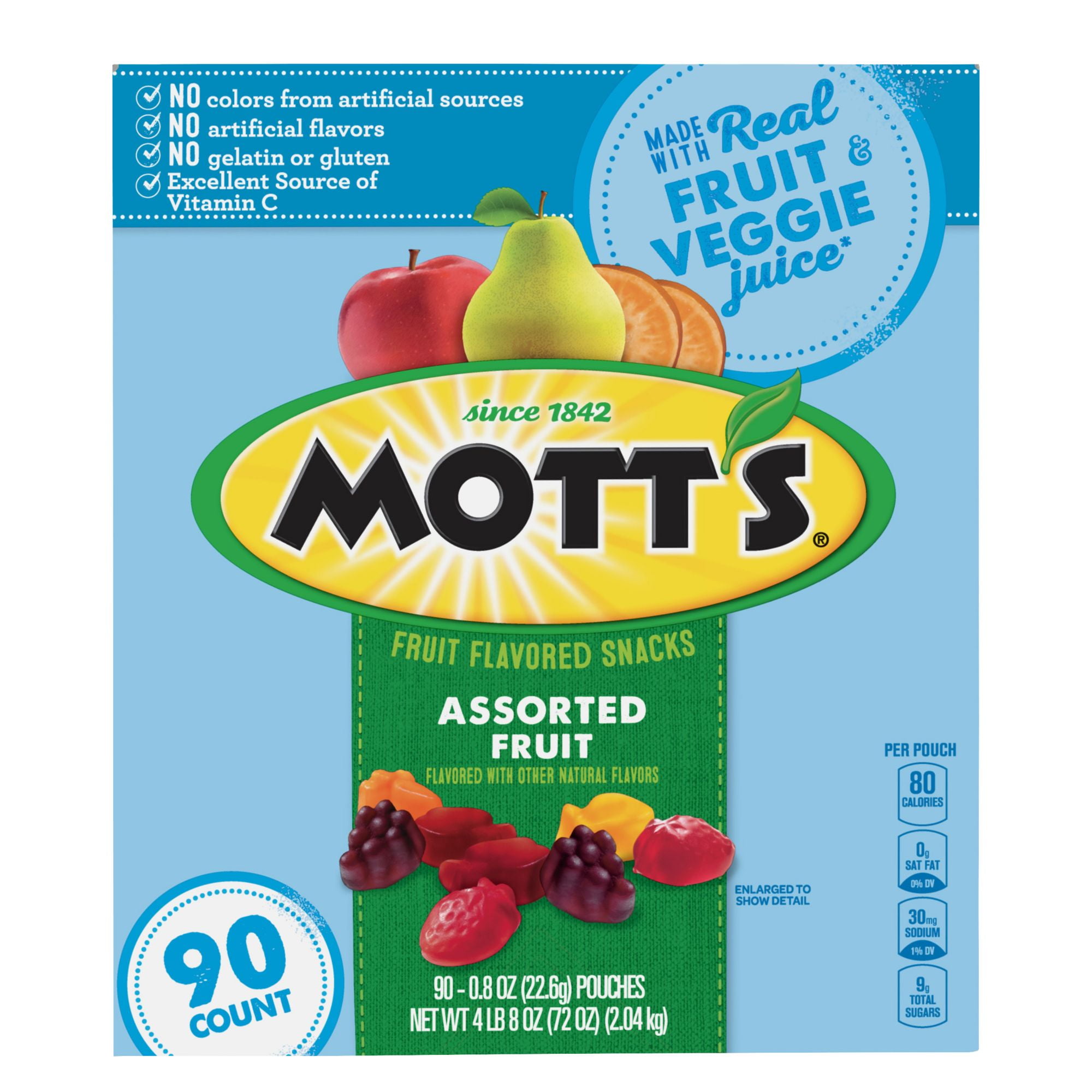 Mott's Fruit Flavored Snacks, 90 ct