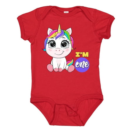 

Inktastic Unicorn 1st Birthday Gift Baby Boy or Baby Girl Bodysuit