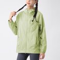 thumbnail image 2 of cllios Men Women Light Jacket Sun Protection Hooded SPF UV Jacket Hiking Fishing Shirt Long Sleeve Full Zip Sun-proof Hoodies, 2 of 7
