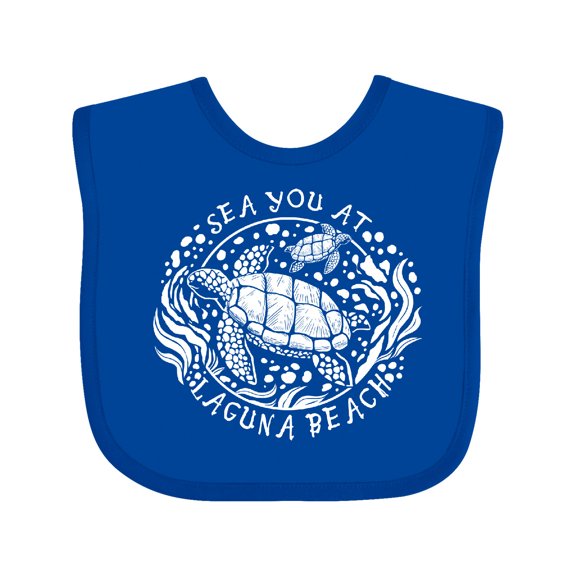 Inktastic Sea You at Laguna Beach Boys or Girls Baby Bib