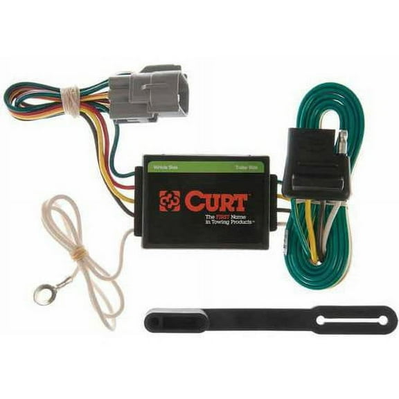 CURT 55365 Vehicle-Side Custom 4-Pin Trailer Wiring Harness, Select Toyota Land Cruiser, Lexus LX470