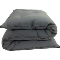 Twin Size Traditional Japanese Floor Futon Mattresses, Tatami Foldable Cushion Mats, Yoga, Meditation 80 x 39 x 3 (Gray)